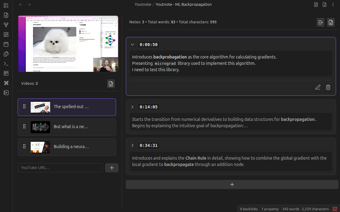 Obsidian Plugin Demo Dark